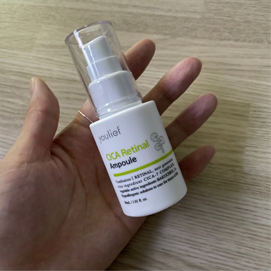 Customer photo of CICA Retinal Ampoule submitted by a Youlief customer in Korea