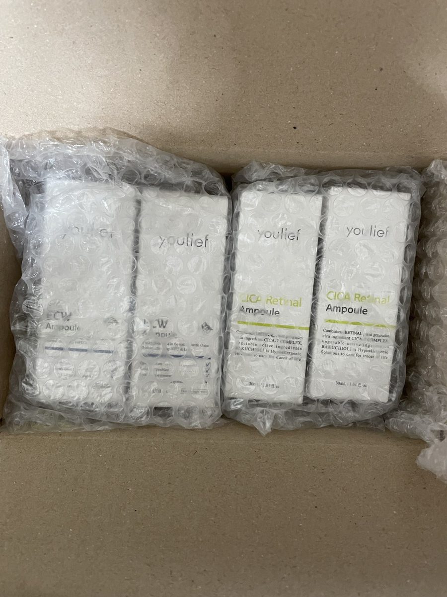 Customer photo of CICA Retinal Ampoule submitted by a Youlief customer in Korea